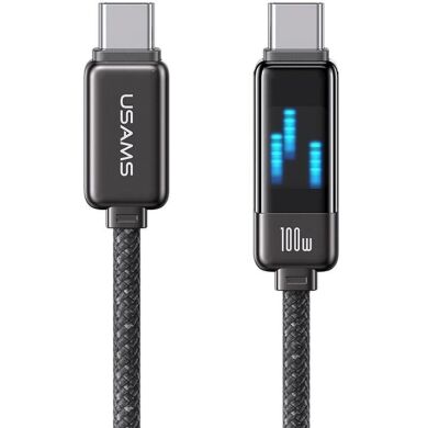 Кабель USAMS US-SJ744 Type-C to Type-C (100W, 1.2m) - Tarnish