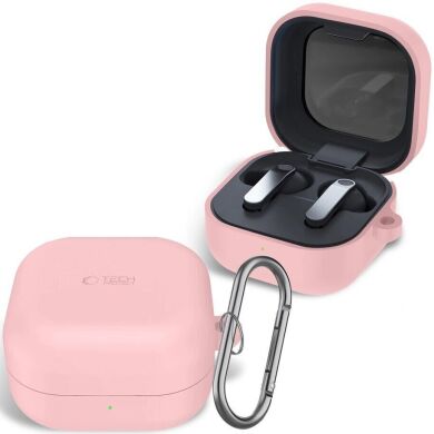Защитный чехол Tech-Protect Silicone Hook для Samsung Galaxy Buds 4 / Buds 4 Pro - Dusty Pink
