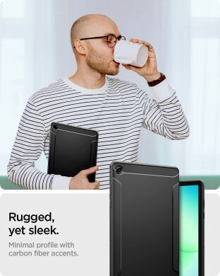 Защитный чехол Spigen Rugged Armor (FT) для Samsung Galaxy Tab A11 Plus (X230/236) ACS10463 - Matte Black