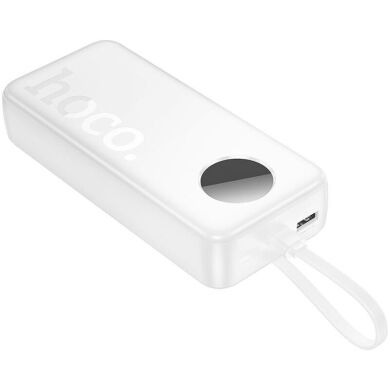 Зовнішній акумулятор Hoco J132A Sabio 22.5W+PD20W (20000mAh) - White