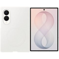 Оригінальний чохол Silicone Magnet Case для Samsung Galaxy Fold 8 (EF-EF971CWEGUA) - White