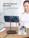 Беспроводное зарядное устройство Baseus Swan 2-in-1 Wireless Magnetic Charging Bracket (20W) + кабель USB to Type-C (3A, 1m) WXSW-B01 - Black. Фото 13 из 21