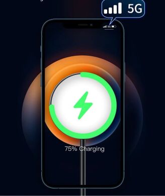Беспроводное зарядное устройство Baseus Swan 2-in-1 Wireless Magnetic Charging Bracket (20W) + кабель USB to Type-C (3A, 1m) WXSW-B01 - Black