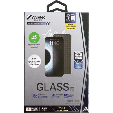 Захисне скло Anank 3D Privacy для Samsung Galaxy S26 Ultra (S948) - Black