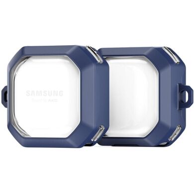 Захисний чохол DUX DUCIS SECC Series для Samsung Galaxy Buds Live / Buds Pro / Buds 2 / Buds 2 Pro / Buds FE - Dark Blue