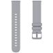 Ремешок Deexe Soft Silicone для часов с шириной крепления 18 мм - Grey. Фото 4 из 7