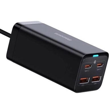 Сетевое зарядное устройство Baseus GaN3 Pro Desktop Fast Charger 2U+2C (100W) CCGP000101 - Black