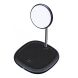 Беспроводное зарядное устройство Baseus Swan 2-in-1 Wireless Magnetic Charging Bracket (20W) + кабель USB to Type-C (3A, 1m) WXSW-B01 - Black. Фото 4 из 21