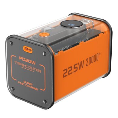 Зовнішній акумулятор BYZ W90 22.5W (20000mAh) - Orange