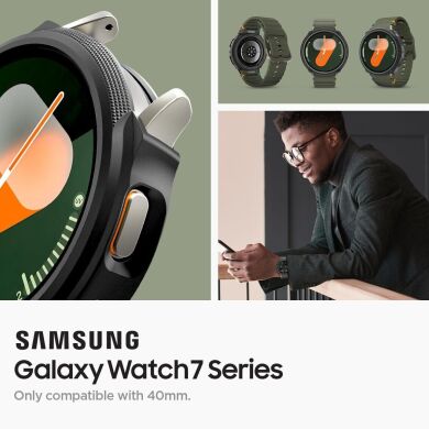 Захисний чохол Spigen (SGP) Liquid Air Case для Samsung Galaxy Watch 7 (40mm) - Matte Black