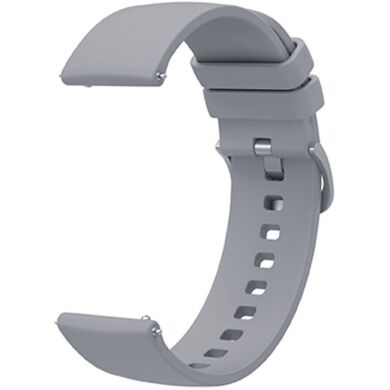 Ремешок Deexe Soft Silicone для часов с шириной крепления 18 мм - Grey