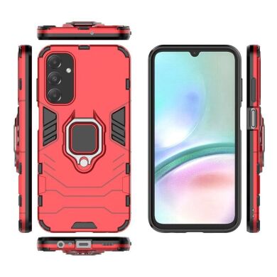 Защитный чехол Deexe Hybrid Case для Samsung Galaxy A15 (A155) - Red