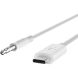 AUX-кабель Belkin RockStar Type-C to 3.5mm (0.9m) F7U079ds03-WHT - White. Фото 4 из 4
