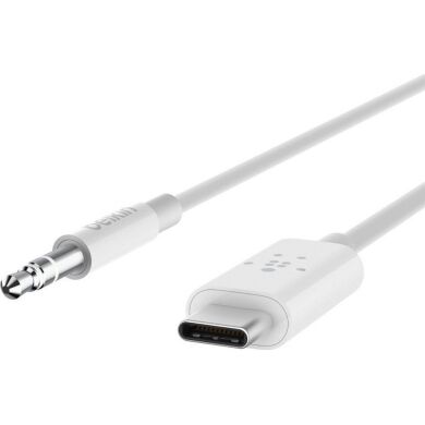 AUX-кабель Belkin RockStar Type-C to 3.5mm (0.9m) F7U079ds03-WHT - White