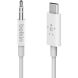 AUX-кабель Belkin RockStar Type-C to 3.5mm (0.9m) F7U079ds03-WHT - White. Фото 3 из 4