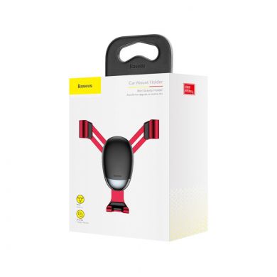 Автомобильный держатель BASEUS Mini Gravity Car Air - Red