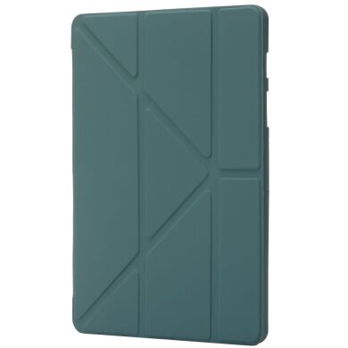 Чохол Deexe Origami Series для Samsung Galaxy Tab S10 Plus - Midnight Green