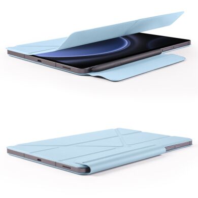 Чeхол Deexe Origami Series для Samsung Galaxy Tab S9 / S9 FE / S10 FE (X710/716/510/516/520/526) - Baby Blue