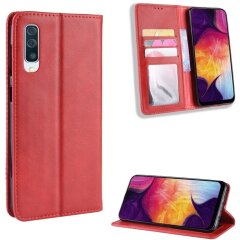 Чохол Deexe Retro Style для Samsung Galaxy A50 (A505) / A30s (A307) / A50s - Red