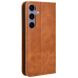 Чехол Deexe Retro Style для Samsung Galaxy S25 FE (S731) - Brown. Фото 8 из 18