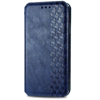 Чохол Deexe Rhombus Wallet для Samsung Galaxy A16 (A165) - Blue