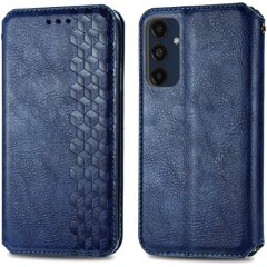 Чохол Deexe Rhombus Wallet для Samsung Galaxy A16 (A165) - Blue