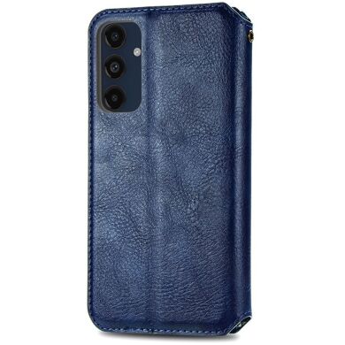 Чохол Deexe Rhombus Wallet для Samsung Galaxy A16 (A165) - Blue