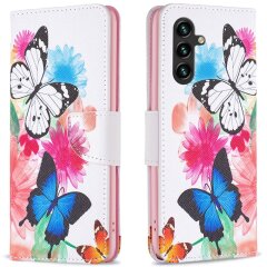 Чехол-книжка Deexe Color Wallet для Samsung Galaxy A16 (A165) - Two Butterflies