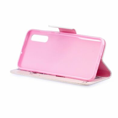 Чохол-книжка Deexe Color Wallet для Samsung Galaxy A50 (A505) / A30s (A307) / A50s (A507) - Giraffe Wearing Glasses