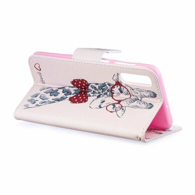 Чохол-книжка Deexe Color Wallet для Samsung Galaxy A50 (A505) / A30s (A307) / A50s (A507) - Giraffe Wearing Glasses