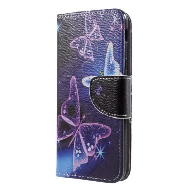Чохол-книжка Deexe Color Wallet для Samsung Galaxy A6 2018 (A600), Butterfly Pattern