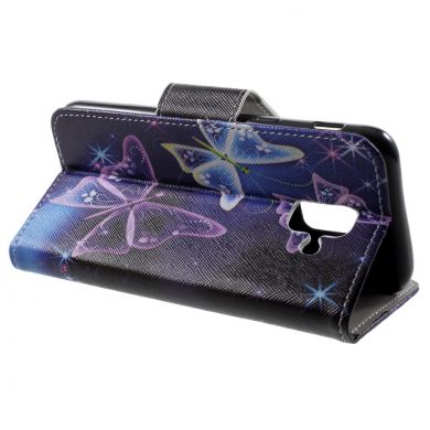 Чохол-книжка Deexe Color Wallet для Samsung Galaxy A6 2018 (A600), Butterfly Pattern