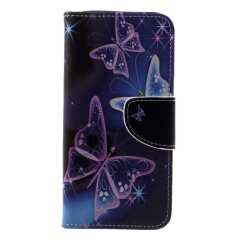 Чохол-книжка Deexe Color Wallet для Samsung Galaxy A6 2018 (A600), Butterfly Pattern