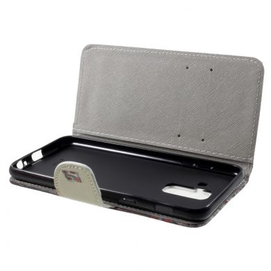 Чехол-книжка Deexe Color Wallet для Samsung Galaxy A6+ 2018 (A605) - London City