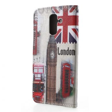 Чехол-книжка Deexe Color Wallet для Samsung Galaxy A6+ 2018 (A605) - London City
