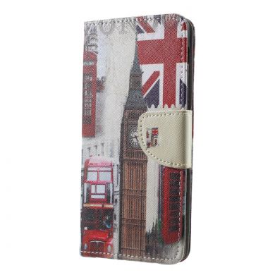 Чохол-книжка Deexe Color Wallet для Samsung Galaxy A6+ 2018 (A605) - London City
