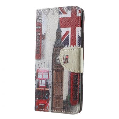 Чехол-книжка Deexe Color Wallet для Samsung Galaxy A6+ 2018 (A605) - London City