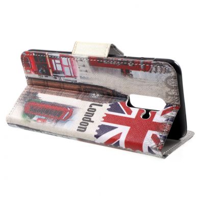 Чехол-книжка Deexe Color Wallet для Samsung Galaxy A6+ 2018 (A605) - London City