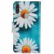 Чохол-книжка Deexe Color Wallet для Samsung Galaxy M11 (M115) - White Flowers