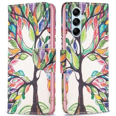 Чехол-книжка Deexe Color Wallet для Samsung Galaxy M14 (M146) - Life Tree