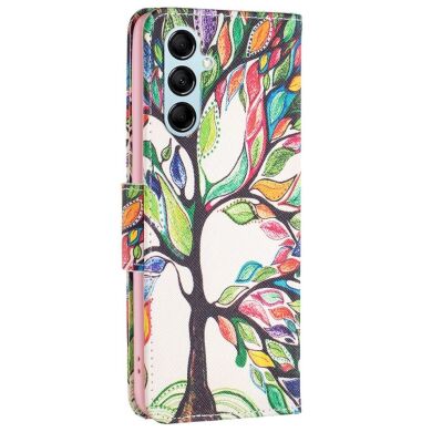 Чехол-книжка Deexe Color Wallet для Samsung Galaxy M14 (M146) - Life Tree