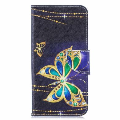 Чохол-книжка Deexe Color Wallet для Samsung Galaxy M20 (M205) - Colorized Butterfly