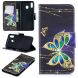 Чехол-книжка Deexe Color Wallet для Samsung Galaxy M20 (M205) - Colorized Butterfly. Фото 1 из 9