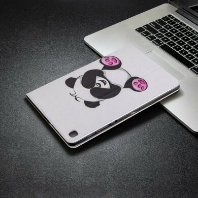 Чехол-книжка Deexe Pattern Style для Samsung Galaxy Tab S6 lite / S6 Lite (2022/2024) - Panda