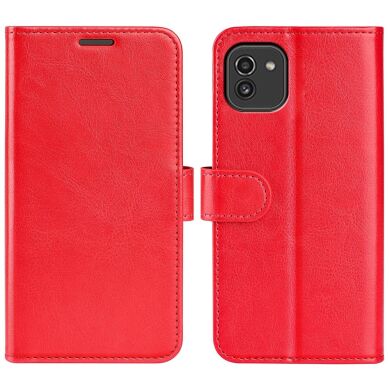 Чехол-книжка Deexe Wallet Style для Samsung Galaxy A03 (A035) - Red