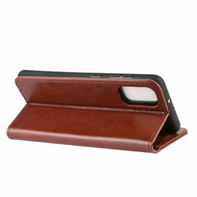 Чохол-книжка Deexe Wallet Style для Samsung Galaxy A41 (A415) - Brown
