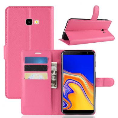 Чехол-книжка Deexe Wallet Style для Samsung Galaxy J4+ (J415) - Rose