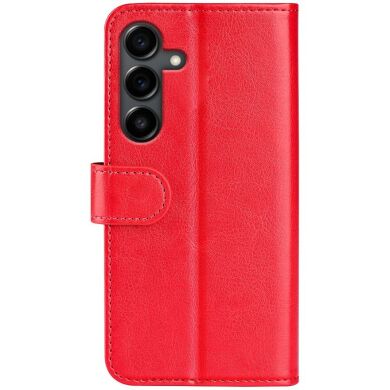 Чехол-книжка Deexe Wallet Style для Samsung Galaxy S25 FE (S731) - Red