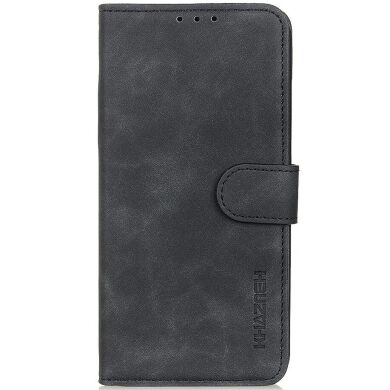 Чехол-книжка KHAZNEH Retro Wallet для Samsung Galaxy A37 (A376) - Black