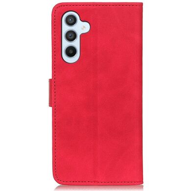 Чехол-книжка KHAZNEH Retro Wallet для Samsung Galaxy S25 FE (S731) - Red